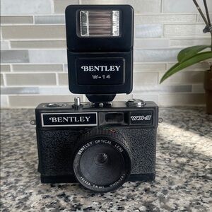 Vintage Bentley WX-3 Film Camera Bundle w/ 50mm Lens & W-14 Flash